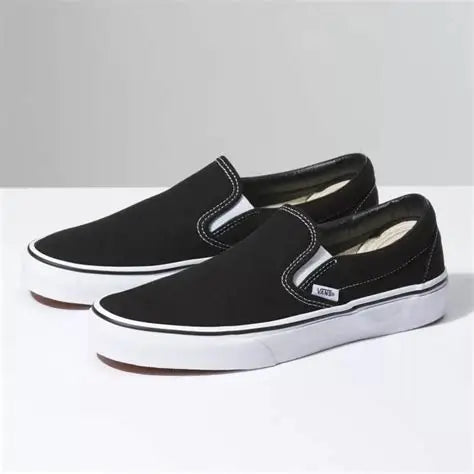 Vans slip On Black White