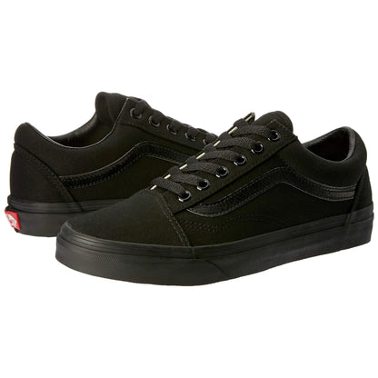 Vans Old Skool Unisex Shoes Size 10, Color: Black/Black