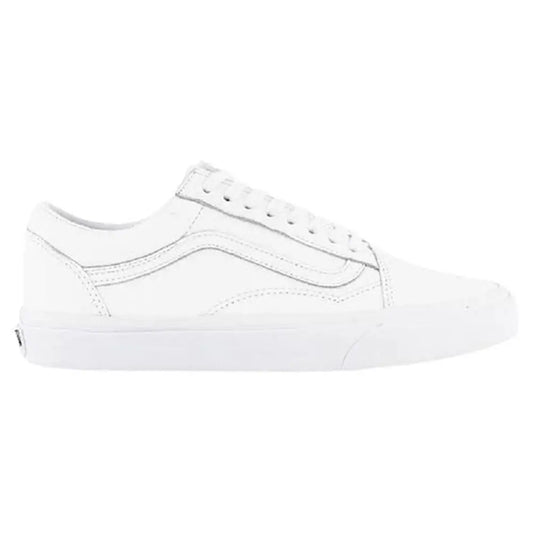 Vans Old Skool White Leather