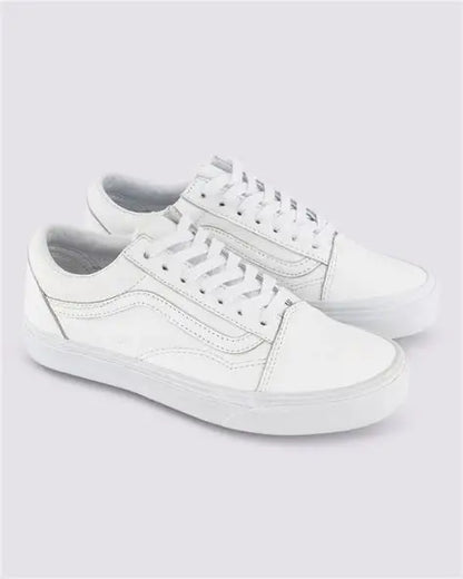 Vans Old Skool White Leather