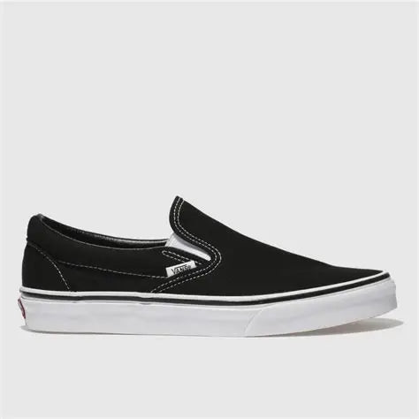 Vans slip On Black White