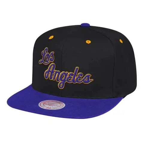 Mitchell And Ness Los Angeles Lakers Snapback Reload Hat