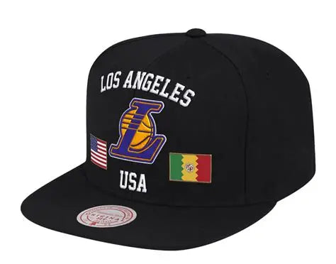 Mitchell And Ness Los Angeles Lakers City Pride Snapback Hat