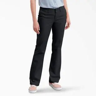 Dickies Women's Low Rise 5 Pocket Boot Cut Pants