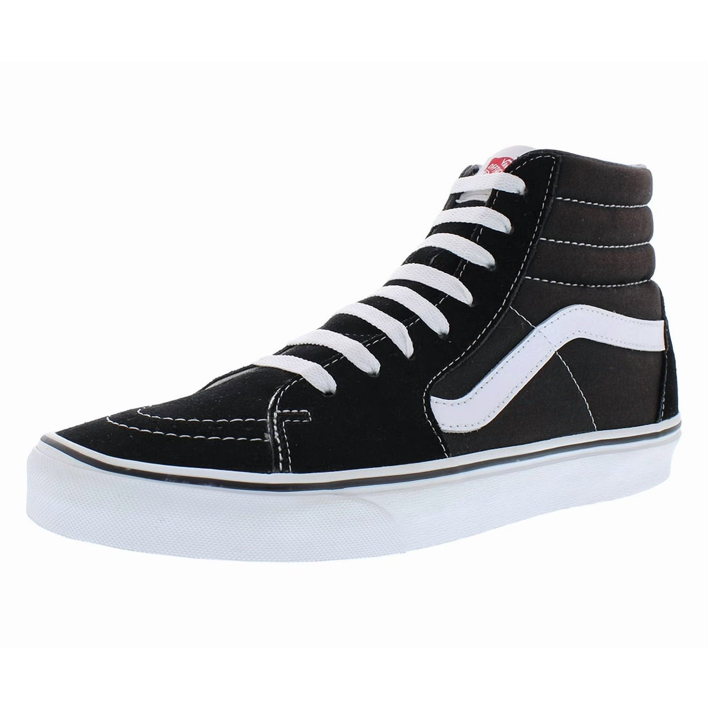 Sk8-Hi (Black/Black/White) Men's Skate Shoes-9